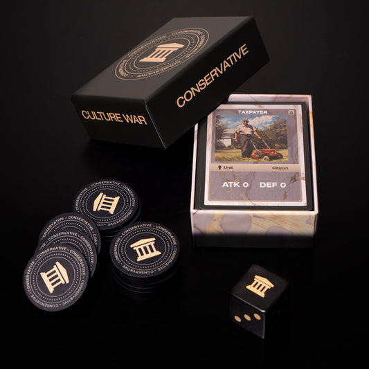 CULTURE WAR Conservative political faction cards - yellow deck for tabletop  strategy game